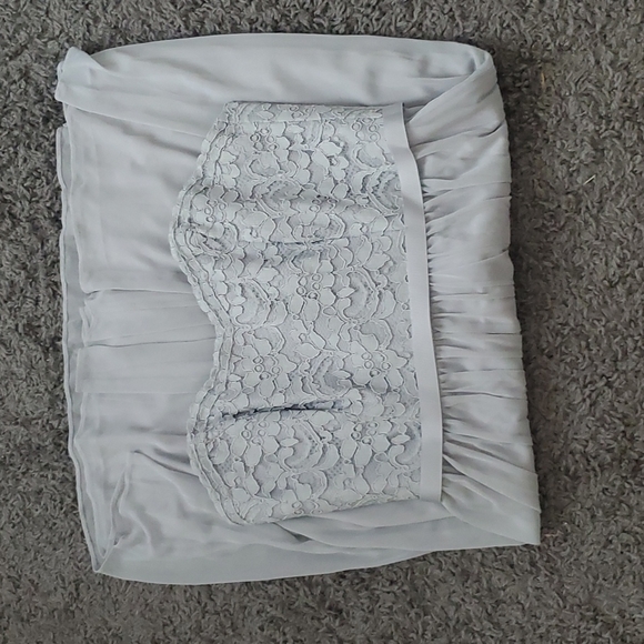 David's Bridal Mystic knee length bridesmaid dress - Picture 5 of 7